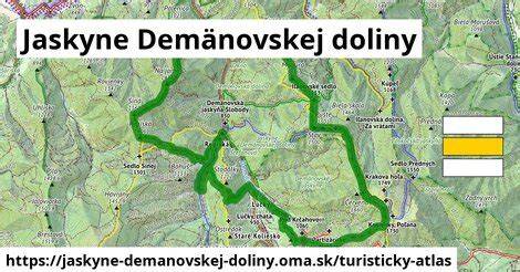 demänovská_jaskyne_informácie (mapa krasových oblastí Demänovskej doliny)