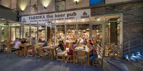 fabrika the beer pub bratislava reštaurácia