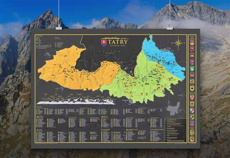 belianske tatry mapa trasy (infografika)
