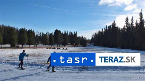 turistické zobrazenie bežeckých tratí a lyžiarskych stredísk