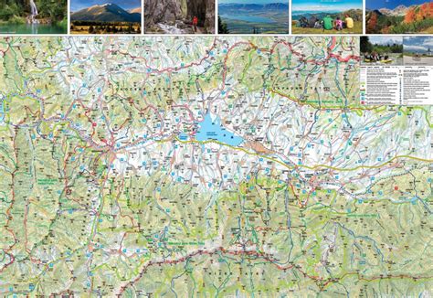 mapa regiónu s lyžiarskymi strediskami