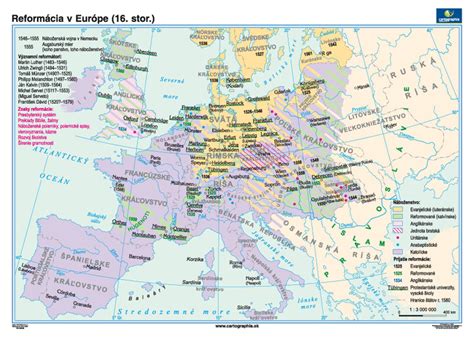 Mapa trasy Rýna v Európe