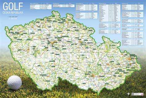 mapa turistických trás a golfových ihrísk v okolí Tatier