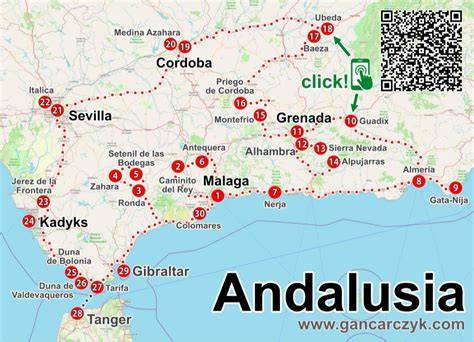 mapa kanálov a hlavné turistické body